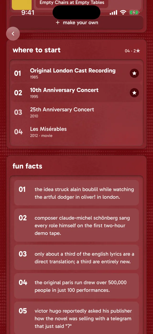 where to start with les misérables, and five fun facts