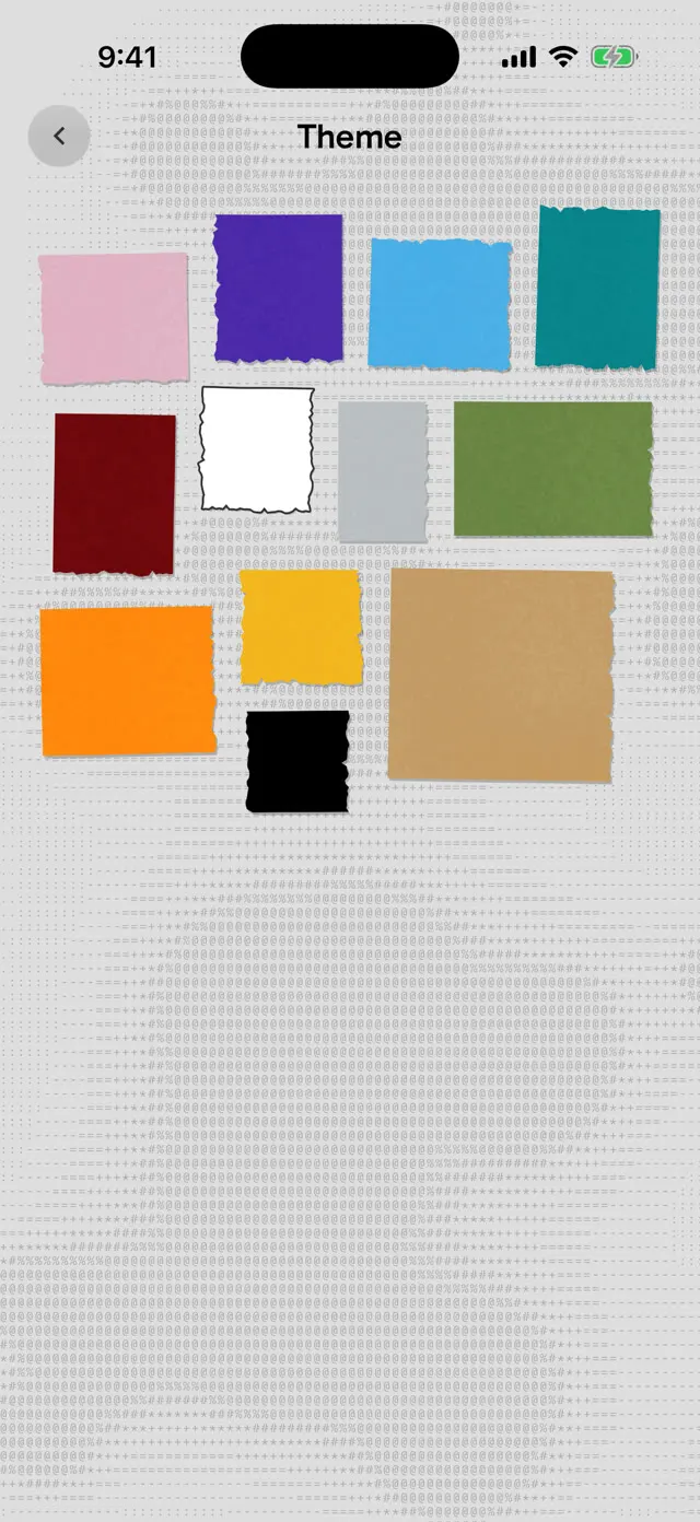 the theme picker